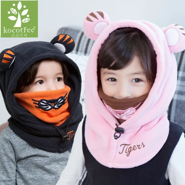 Bonnets cagoule doux et chauds