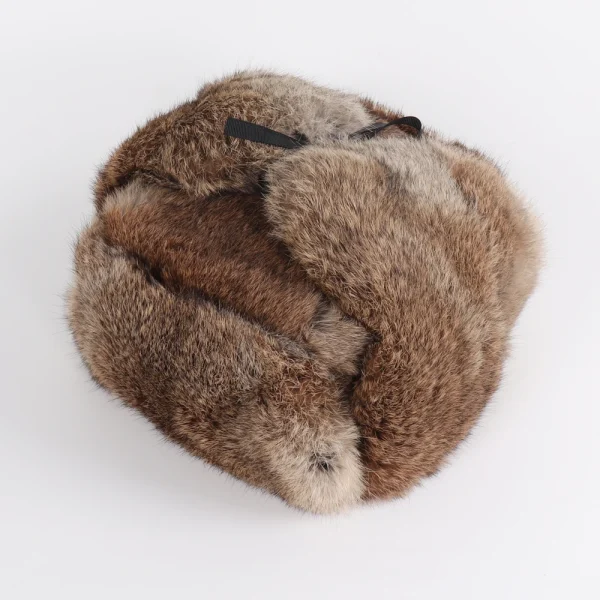 bonnet de trappeur homme fourrure lapin