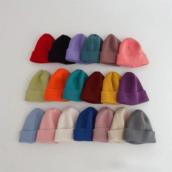 bonnet hiver tricot chaud bébé