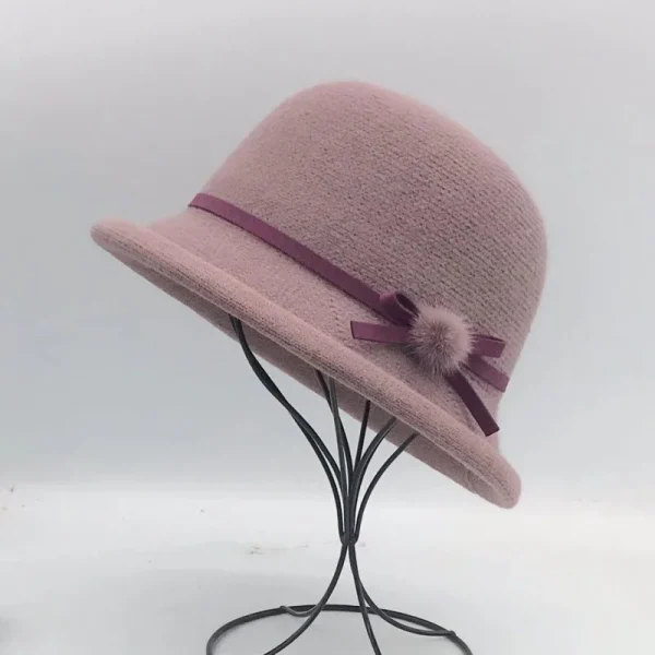 chapeau bob en laine femme