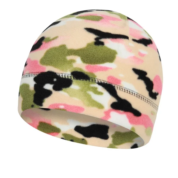 bonnet camouflage en polaire douce