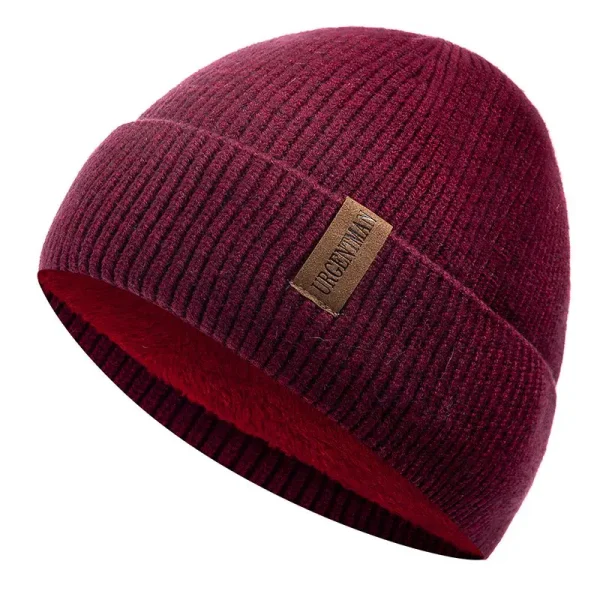 bonnet hiver tricot doublé ski